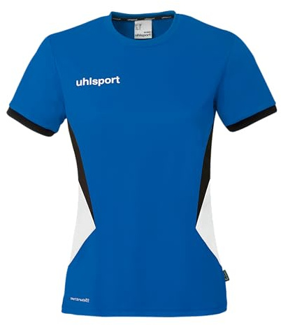 uhlsport Equipe 29 skjorta kortärmad för kvinnor – fotbollströja, sport T-shirt – damsnitt – ventilerande fotbollströja