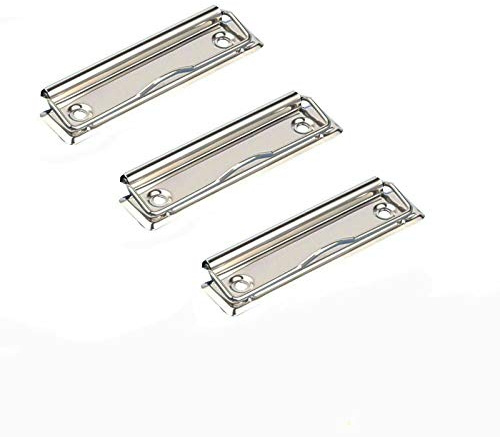 Vogueing Tool Klemmbrett-Clips, Metall-Clip, Klemmbrett-Zubehör, Aufhängeloch-Clip, für Klemmbrett und Wandmontage (Silber)