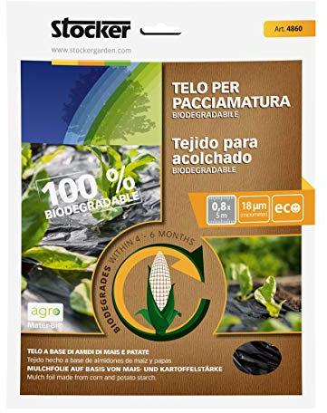 Mulchvlies biologisch abbaubar 0,8 x 5 m