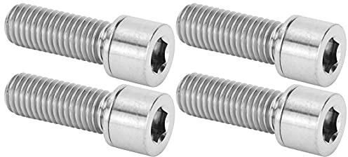 Vis de potence M7 x 20 mm, légères et de petite taille, en alliage, boulons de potence de vélo, haute résistance, pour potence de vélo (titane couleur primaire)