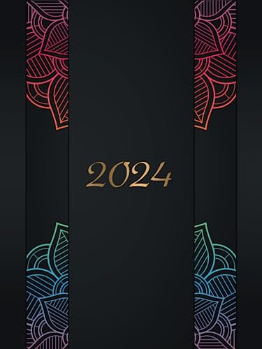 Tagesplaner 2024: 1 Seite 1 Tag, Buchkalender Din A4, 12 Monate, Terminplaner, Zusätzlich zu Feiertagen, To do, wichtigen Notizen
