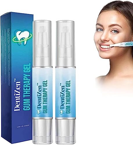 DentiZen Zahnfleisch Therapie Gel, Dentizen Zahnfleischtherapie-Gel, Dentizen Zahnaufhellungs Essenzstift, Zahnaufhellungsstift, Essenz Zahnaufhellung, Zahnaufhellungsgel (2Stück)