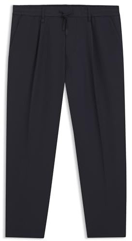 BOSS Pantaloni da Uomo in Tessuto Elasticizzato Impermeabile, Blu Scuro, 54