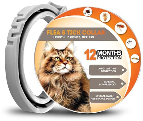 Collar for Cats - Soft Comfortable - Smart Design Collar for Cat - Waterproof Cat Collars - Adjustable Cat Collar 13 Inches Length Collar