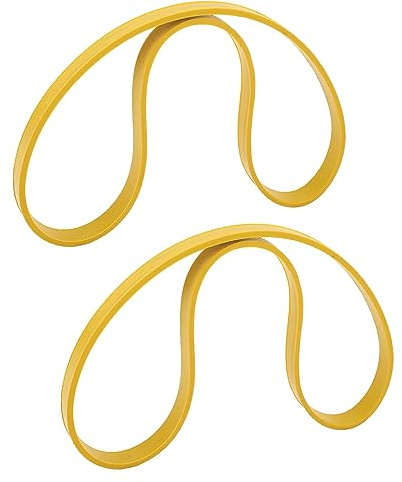TOPINCN Pneumatico durevole per a nastro per seghe a nastro per legno da 10 pollici. Pneumatico in gomma che riduce il rumore, confezione da 2, giallo