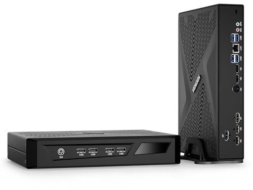 Gaming Mini PC Core i7 13700H 14C/20T, RTX 3050, 32GB DDR4 RAM, 1TB NVME SSD, Quad Display, Win11 Pro, 2 HD, 2 DP, Gigabit LAN, WiFi 6, BT 5.2, Small PC for Game/Design