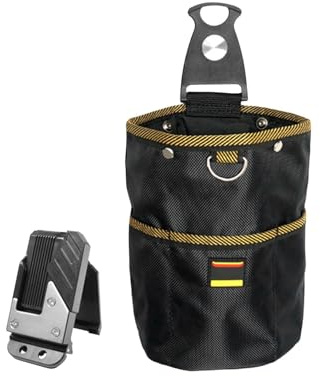 Marsupio per attrezzi, custodia impermeabile per la lavorazione del legno, organizer per hardware da costruzione, tasche in vita da falegname a sgancio rapido, robusto e comodo, perfetto per donne e