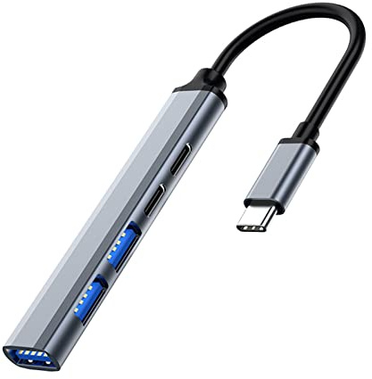 Adaptador USB C multifuncional 5 en 1 tipo C convertidor tipo C a PD USB C USB 2.0 extensor de carga tipo gadget divisor de concentrador