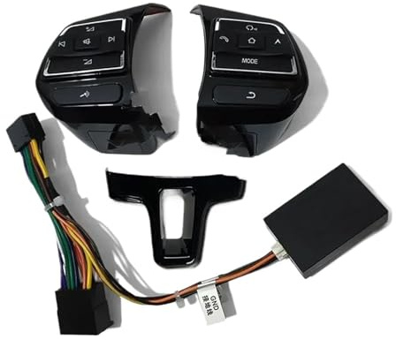 Lenkradschalter Kompatibel Für VW Für Jetta Für Golf 5 6 Polo 9N 6R Für Bora Für Touran Caddy Für Tiguan Tuning Multimedia-Taste Lenkradschalter(Modle B)