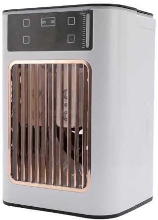 TOPINCN Tisch-Luftkühler, Persönlicher Tragbarer Ventilator, Tragbarer Klimaanlagen-Ventilator, Mini-Verdunstungskühler mit 3 Windgeschwindigkeiten und Zwei Vernebelungsoptionen, für