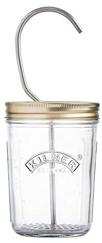 KILNER Create & Make Mayonnaisen-Set - für das einfache Herstellen von Mayonnaise, Dressing und Ajoli, inklusive 0,35 Liter Glas