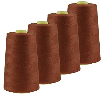 4 x 4572m Qualitäts Overlock-Garn Oeko-Tex Overlock Nähgarn Farben 621-660