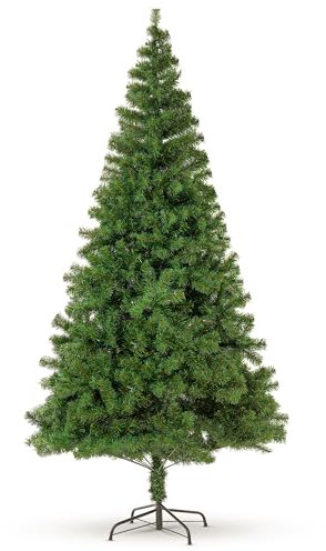 BLADO 5ft Artificial Christmas Tree With 650 PVC Tips, Green Xmas Tree with Solid Metal Stand, Perfect for Indoor and Outdoor Christmas Decorations (Green, 152CM)