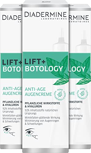 DIADERMINE LIFT+ Botology Anti-Age Augencreme, 3er Pack (3 x 15 ml)
