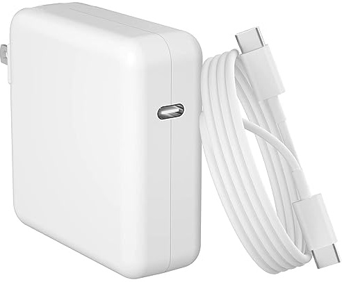 Mac Book Pro Charger - 96W USB C Charger Fast Charger for USB C Port MacBook pro & MacBook Air, ipad Pro, Samsung Galaxy and All Type C Device, 6.6 ft USBC Cable Included