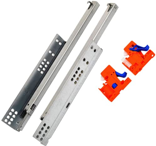 GTV - GCHX18-H Guida per il montaggio a pavimento con meccanismo di chiusura silenziosa - Guida per il montaggio inferiore - Estratto parziale - Modern Slide, piastra 18 - chiusura silenziosa - fino a