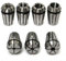 ZiStarlilife Set di 7 mandrini a molla ER11, strumento di serraggio da 1-7 mm, per fresatura CNC, tornio, lavorazione dei metalli, foratura incisione