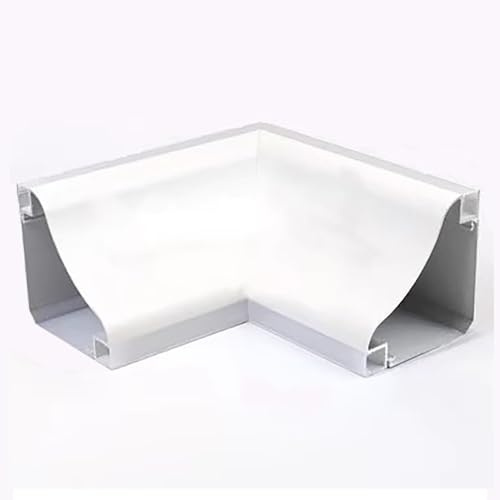 Perfil Aluminio TiraLed Moldura de Techo con Iluminación Indirecta LED, Difusor de Tira LED para Zócalo para Esquina de Pared o Techo, Moldura de Techo de Montaje en Superficie Sin Tira LED(Inside cor