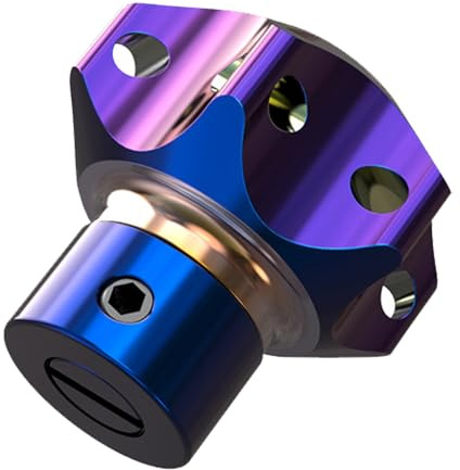 para la Cabeza de la Motocicleta – Decorativo de aleación de Aluminio, Elegante moldura de Bloqueo Protectora | Tesoro para Motociclistas y Llaves para Coche