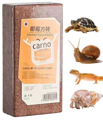 cocoCoir, sustrato de fibra de coco a presión, ropa de cama de serpiente, accesorio de armadura de reptiles, mantillo para geckos, tortugas, ranas