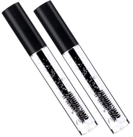 PLAFOPE Gel Coiffant pour Sourcils Noir 2 Pièces 3.8g Liquide Fixant Transparent pour Maquillage Longue Tenue et Texture Naturelle