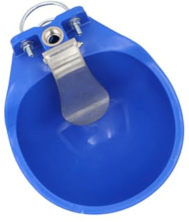 Lurrose Abbeveratoio per Mucche in Plastica Grande Ciotola per Acqua Bestiame e Cavalli Abbeveratoio Automatico per Fattoria Resistente e Stabile