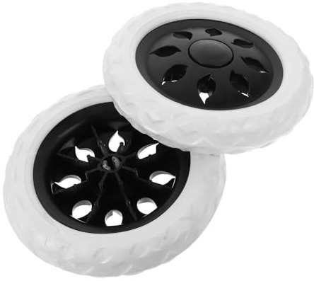 Cabilock 2pcs Spare Wheel Caster Wheels Heavy Duty Cart Caster Replacements for Shopping Trolley to Move Heavy Objects Cart Trolley Accessories