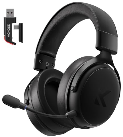 FOXMM x MCHOSE V9 Pro Casque Gaming sans Fil