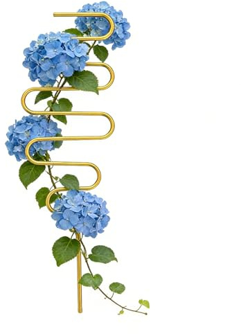 Tutores De Plantas - Estaca de Soporte de 34 Centímetros | Soporte para Plantas en Maceta | para Jardín Exterior Terraza Patio Maceta Enredaderas Hiedra Rosal Tomate Pepino de Interior