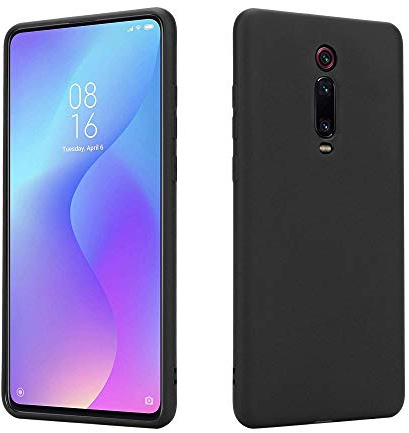 HSP Matt Schwarze Hülle kompatibel mit Xiaomi Mi 9T Pro/9T | Premium TPU Silikon Case | Kratzfest Stoßfest | Matte Oberfläche | Passgenaue, weiche, Ultra dünne Schutzhülle