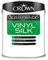 Crown Contractors Vinyl Silk - Brilliant White - 5L