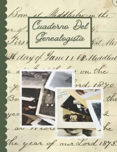 Cuaderno Del Genealogista: Libro de la carta del árbol genealógico y registro de su investigación, planificador de libros de la ascendencia, libro de registro de la historia familiar.