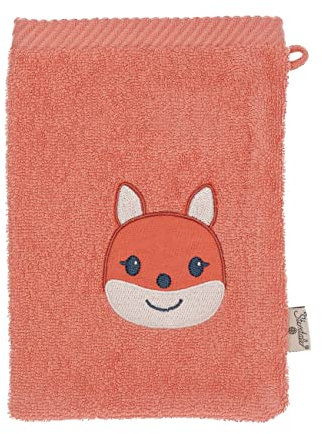Sterntaler Baby Mädchen Waschhandschuh Baby GOTS Doppelpack Waschhandschuhe Enna - Waschlappen Kinder, Babywaschlappen, waschbar - Bio - koralle