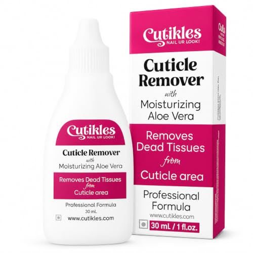 Cutikles Cuticle Remover Gel. Quick-Action, No-Spill Professional Gel Formula Removes Dead Tissues from Cuticle Area Instantly. Moisturizing Aloe Vera protects & hydrates nails - 1 Fl Oz