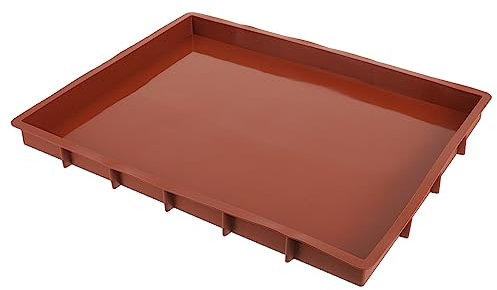Genérico Molde De Silicona Para Hornear Pasteles Rectangular 30x38x2.6cm Antiadherente Reutilizable Adecuado Para Cocina Para Bricolaje y Repostería Casera
