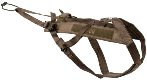 Non-Stop dogwear Freemotion Harness WD |Olive| ideal fr Widerstandstraining, Gre:4