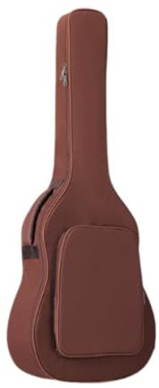 Tasche für Akustikgitarre, Gigbag mit Tasche für Zubehör, tragbarer gepolsterter Koffer für E-Gitarre, Gitarrenkoffer, Tragetasche,