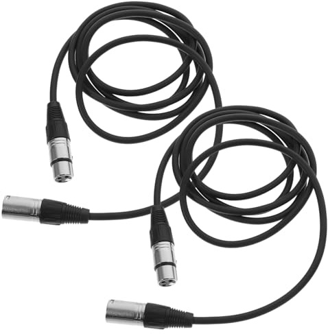 CORHAD 2 Stück Mikrofon Übertragungskabel Praktisches Audio Konverter Kabel Für Standmikrofone Hochwertiges XLR Auf Klinke Für Studio Und Bühne