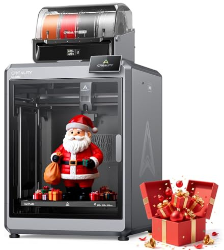 Official Creality K2 Plus Combo 3D Printers, Multicolor Printing Machine Up to 16 Colors, 600mm/s High-Speed Printing, Dual AI Camera for Monitoring, 350x350x350mm Build Volume