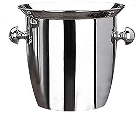 ALTKO Boutique Shop UK Wine Bucket Ice Bucket Ice Tub Stainless Steel Ice Bucket with Double Hands for Hotel Bar Banquet