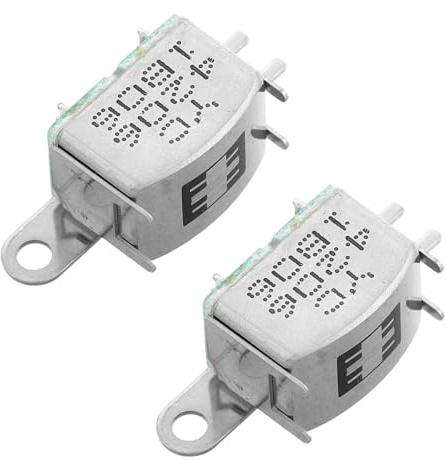 Garneck 2 Cabezales Magnéticos de Repuesto para Grabadora de Casete Estéreo de 4 Canales Componente Metálico Compatible para Reparación y Grabación en Reproductores de Audio Portátil
