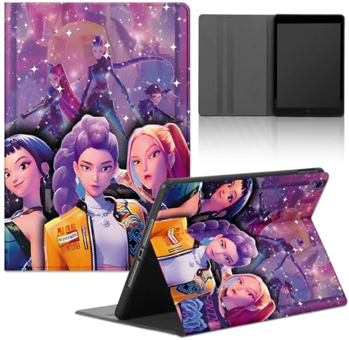 Funda Tablet para Samsung Galaxy Tab A8 10,5 2022/2021 SM-X200/X205, Cárcasa con Cartoon KPOP Hunters Zoey Rumi Mira Diseño PU Cuero Flip con Función de Soporte Cubierta Protectora Cover,KPOP