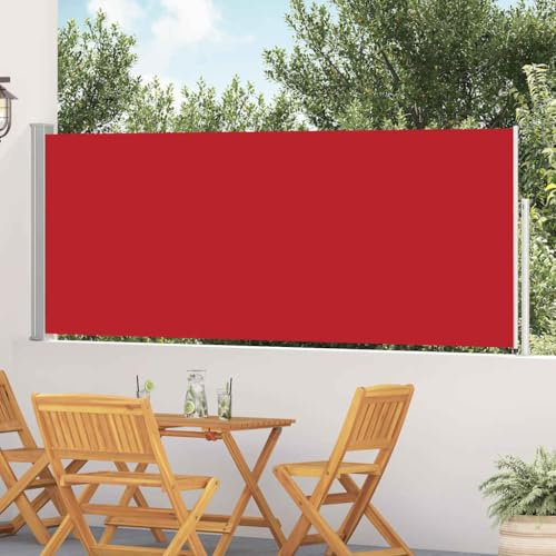 Genérico Toldo Lateral retráctil de jardín Rojo 120x500 cm,Casa y jardín,Jardín,Artículos de Exterior,Sombrillas,48391