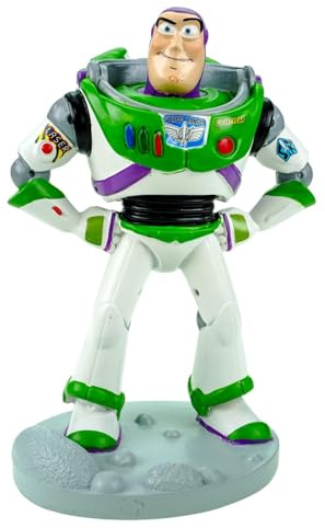 Christmas Inspirations Statuetta da giardino Buzz Lightyear Disney – Figura decorativa in poliresina colorata 20 cm Toy Story Figure per giardino, terrazza e balcone | Personaggio da collezione