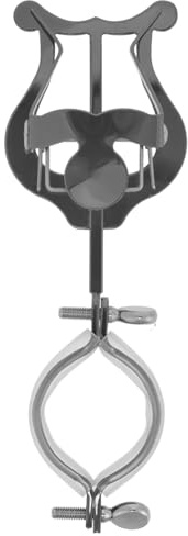 NULYLU Supporto Spartiti per Clarinetto e Oboe Clip in Lega Resistente, Lira Musicale Portatile Regolabile per Banda Musicale e Strumenti a Fiato, Morsetto Leggero per Musicisti