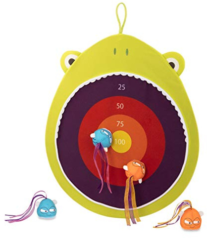B. toys - Foulée affamée - Ribbity - Jeu de fléchettes - Jeu de fléchettes pour Enfants - Jeux de fête pour Enfants - Jouet d'intérieur et d'extérieur - 3 Ans et +