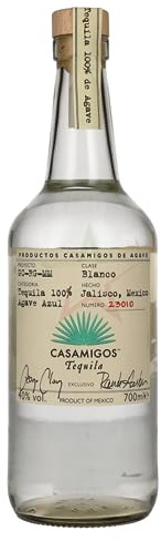 Casamigos Tequila Blanco 1 Agave Azul 40,00% 0,70 Liter