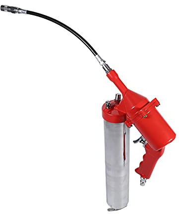 Jeanoko Pompe a Graisse, Pistolet Graisseur Pompe à Graisse Manuelle Une Main avec Tuyau Flexible