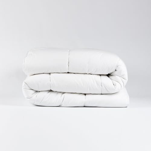 Kadolis - Hawi Erwachsenen Bettdecke mit Tencel™ Lyocell Hülle aus Bio-Baumwolle 260x240 cm - 4-Jahreszeiten Bettdecke für Doppelbett - 300gr/m2 - Weich und atmungsaktiv - OEKOTEX