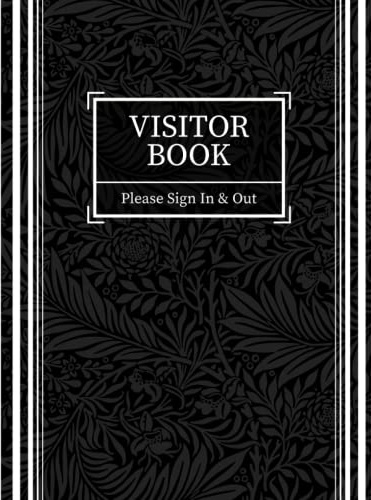 Visitor Book Please Sign In & Out: Reception, Security Desk Log Book For Registering Visitors On Site To Your Business Workplace. Hardback Edition.